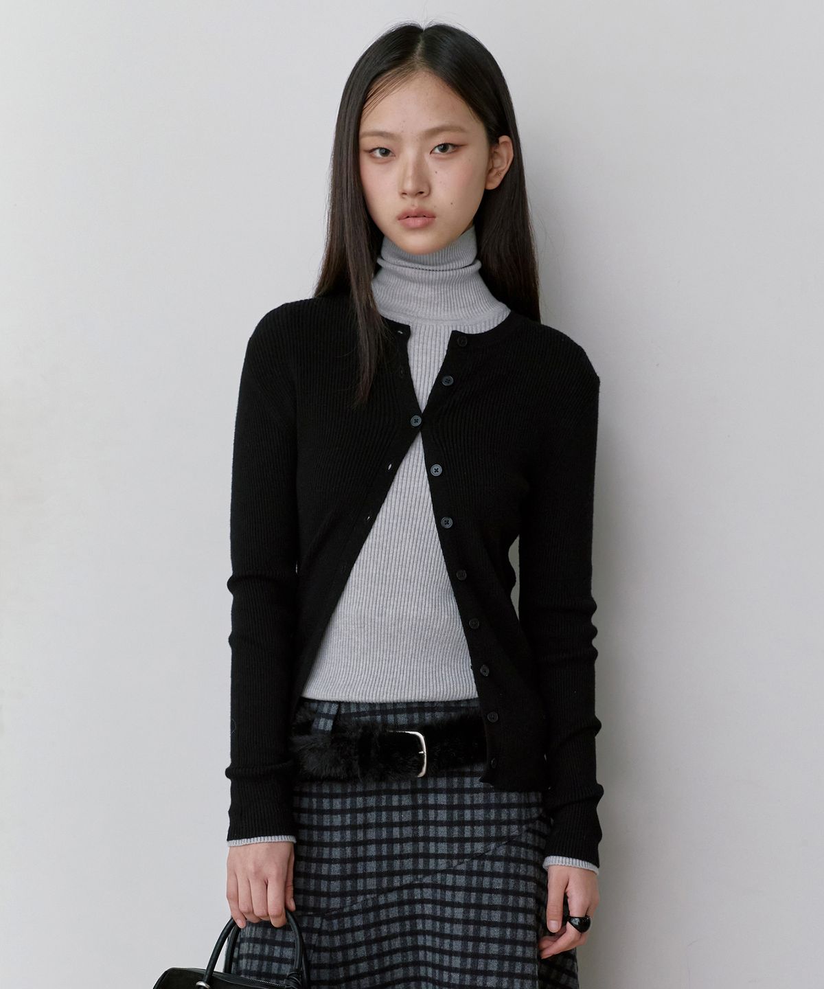 몽돌(MONGDOL) 소프트 퍼 벨트 블랙 MDAC068BLACK