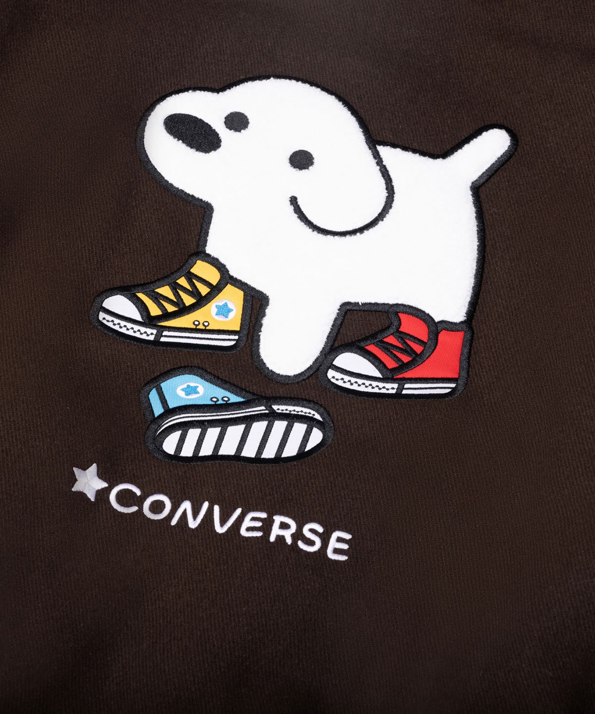 컨버스(CONVERSE) 컨버스 & 마츠이 바시티 패디드 재킷 프레쉬 브루 UCK566-JFK