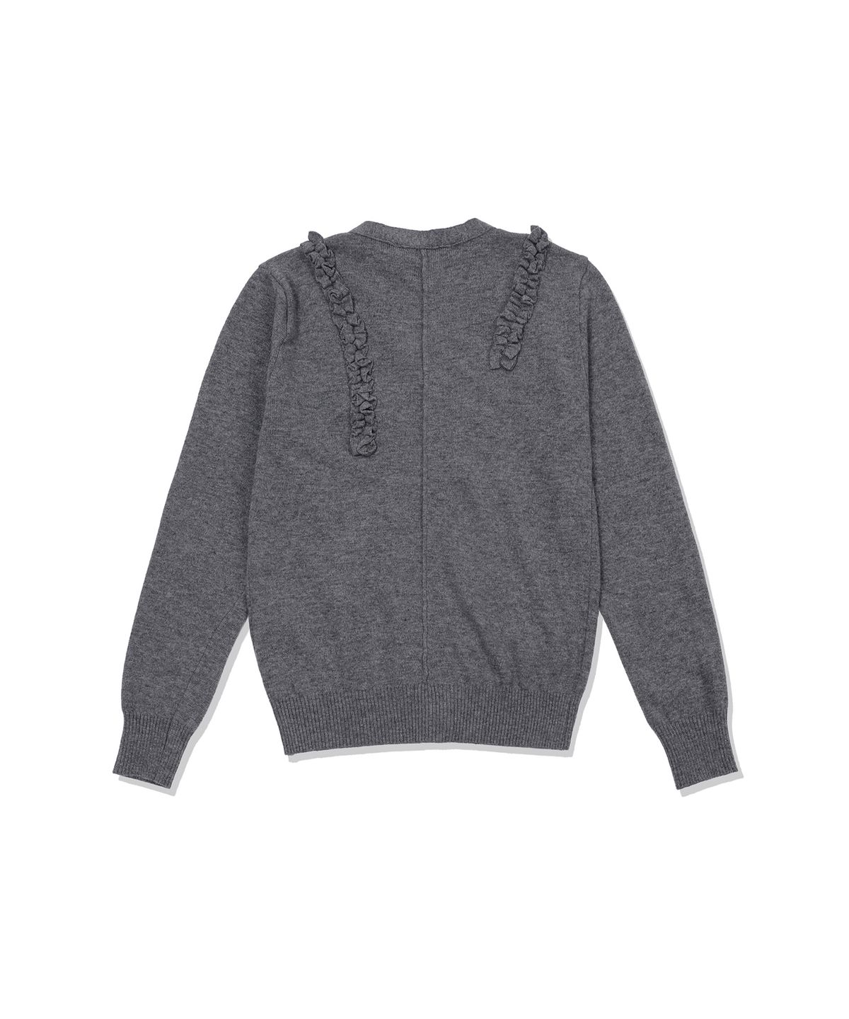 신앤리(SSIN AND LEE) Milan Frill Knit Cardigan Grey