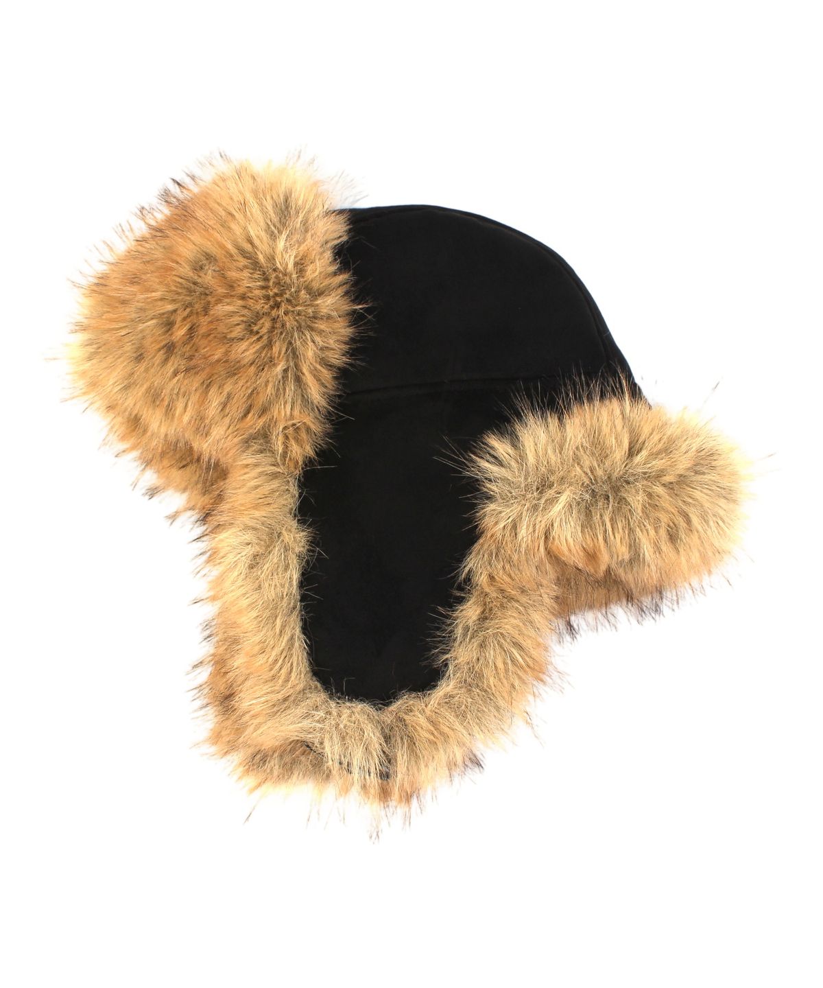 유니버셜 케미스트리(UNIVERSAL CHEMISTRY) Suade Fur Black Aviator Hat 귀달이모자