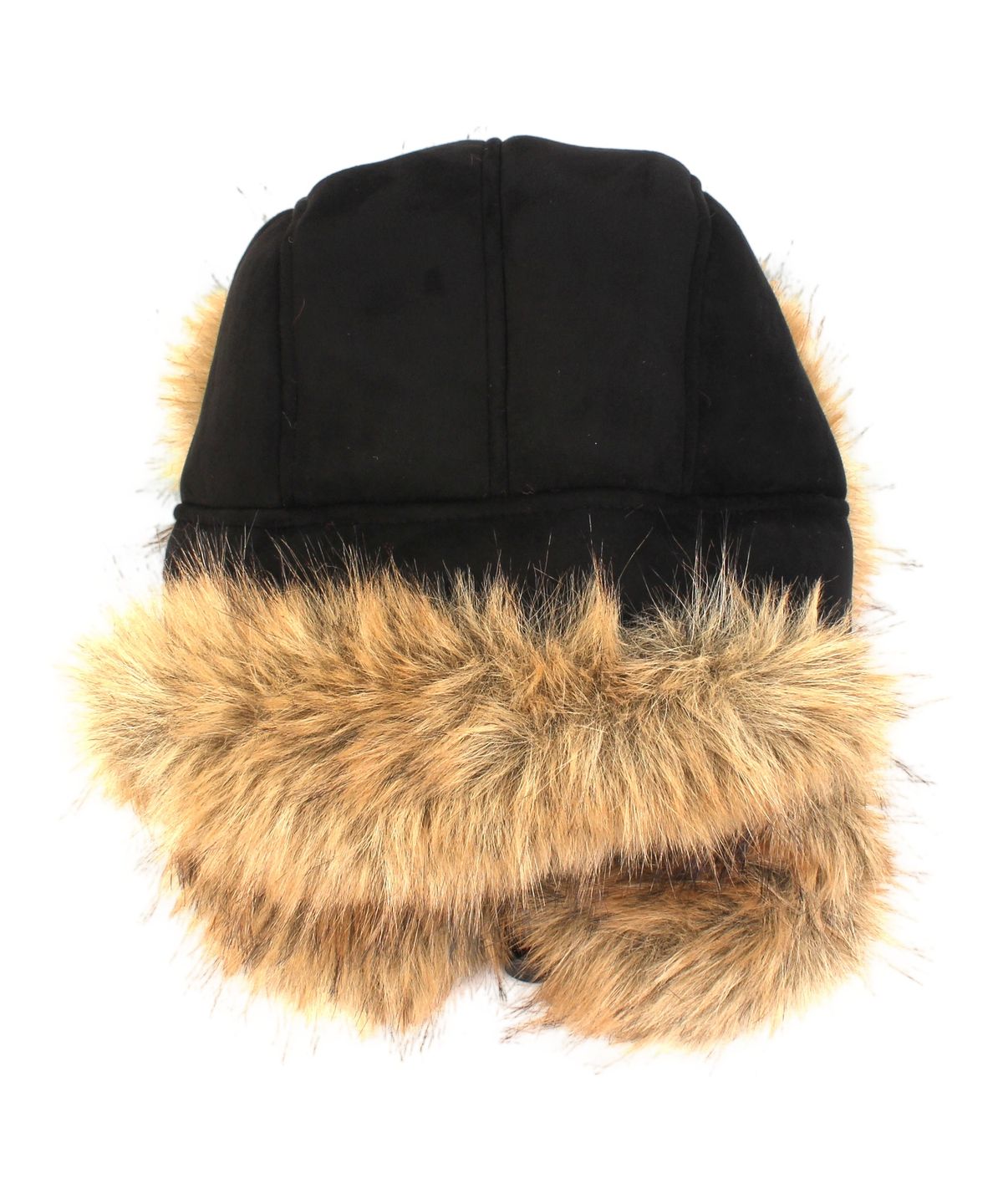 유니버셜 케미스트리(UNIVERSAL CHEMISTRY) Suade Fur Black Aviator Hat 귀달이모자
