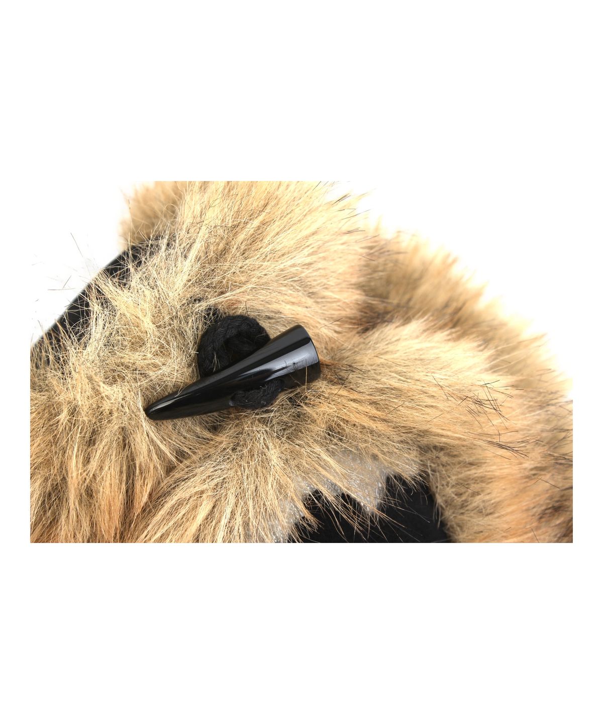유니버셜 케미스트리(UNIVERSAL CHEMISTRY) Suade Fur Black Aviator Hat 귀달이모자