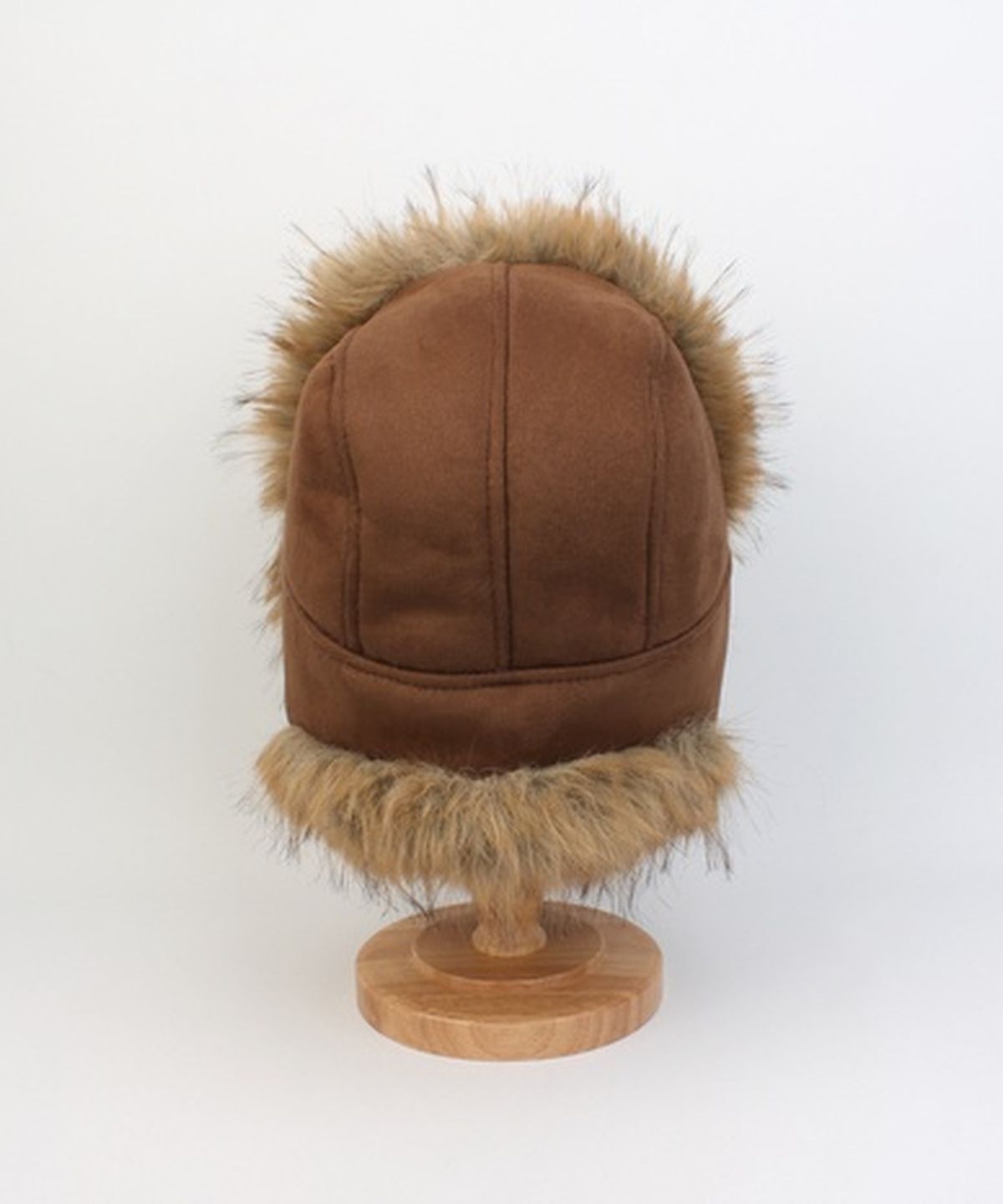 유니버셜 케미스트리(UNIVERSAL CHEMISTRY) Suade Fur Brown Aviator Hat 귀달이모자
