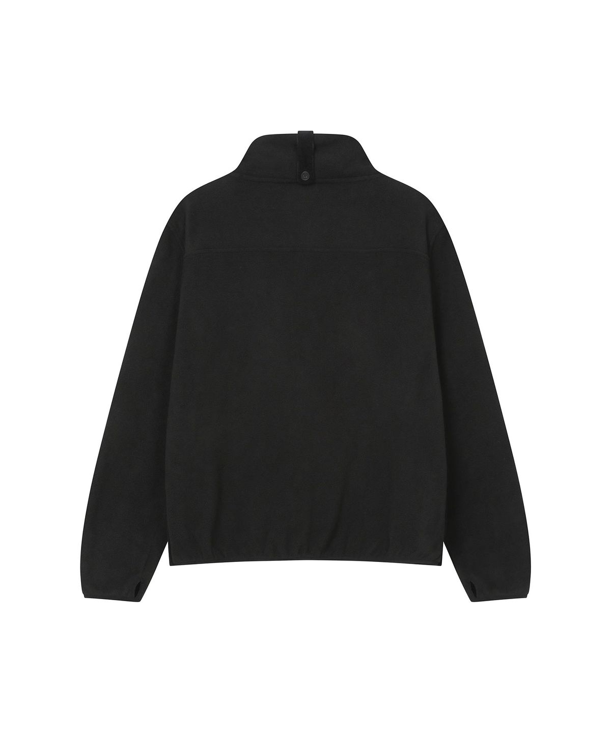 미세키서울(MISEKI SEOUL) Button fleece pullover BLACK