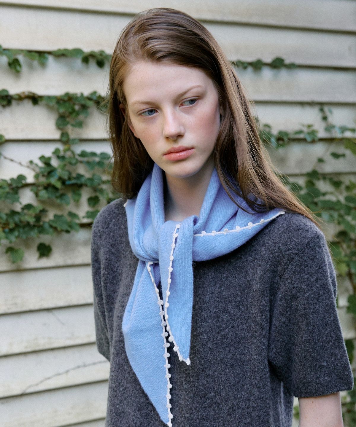 뮈뮈에르(MUEMUER) Triangle Knit Muffler MU2699MF901M