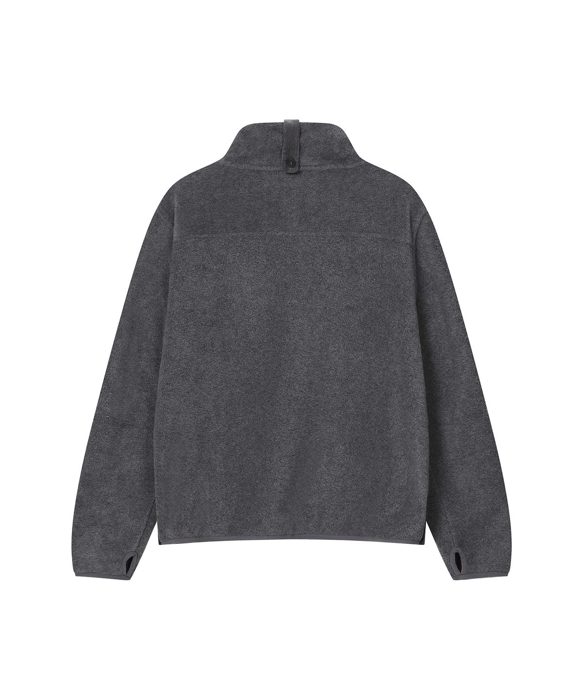미세키서울(MISEKI SEOUL) Button fleece pullover CHARCOAL