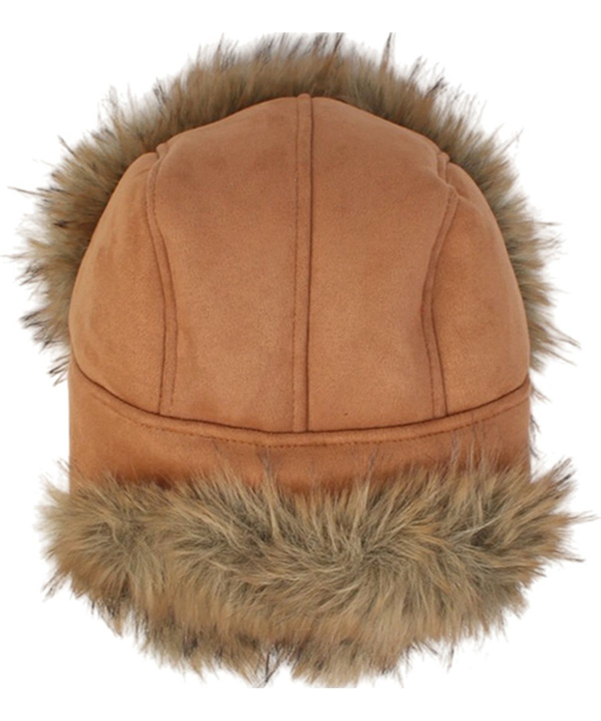 유니버셜 케미스트리(UNIVERSAL CHEMISTRY) Suade Fur Beige Aviator Hat 귀달이모자