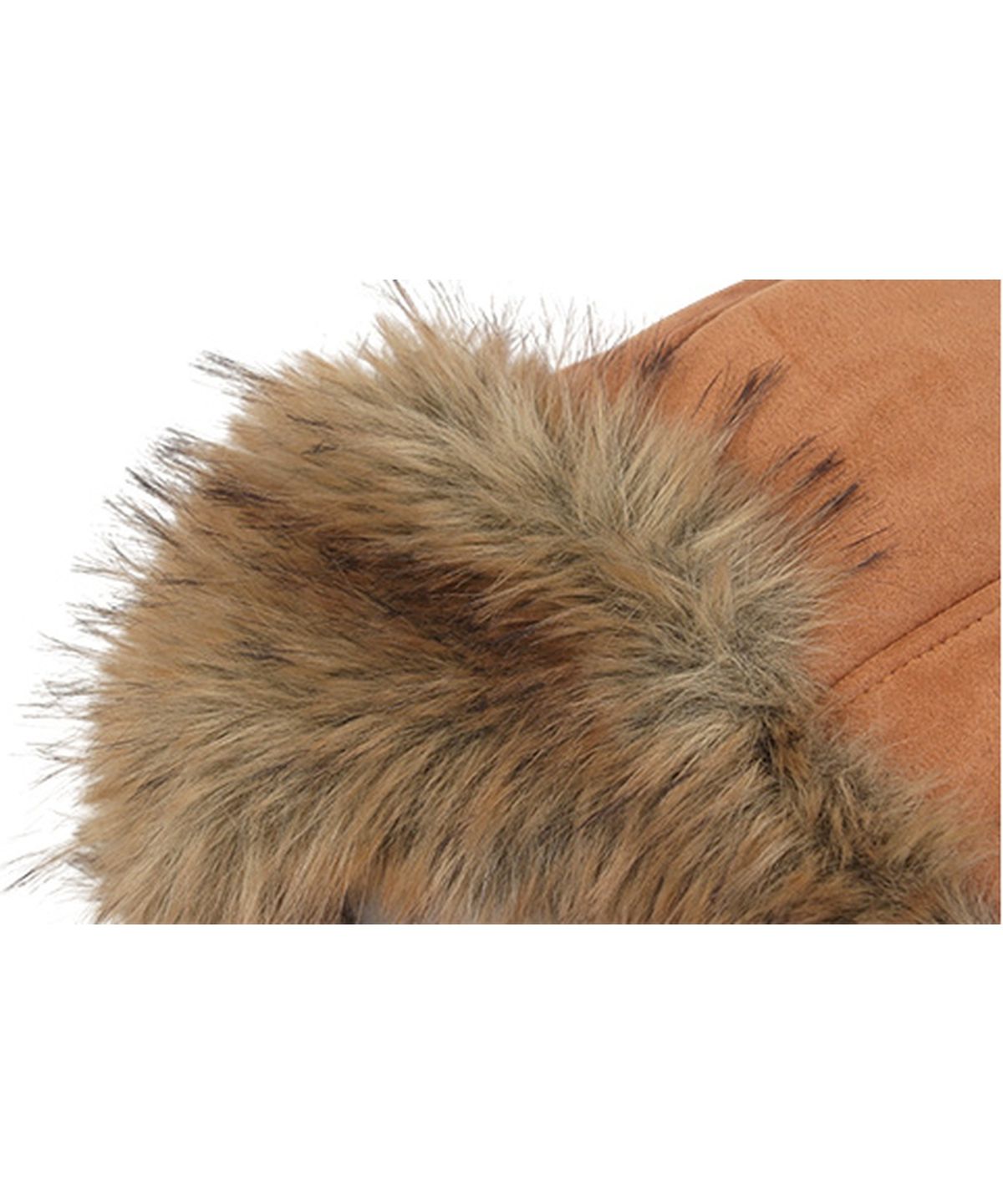 유니버셜 케미스트리(UNIVERSAL CHEMISTRY) Suade Fur Beige Aviator Hat 귀달이모자