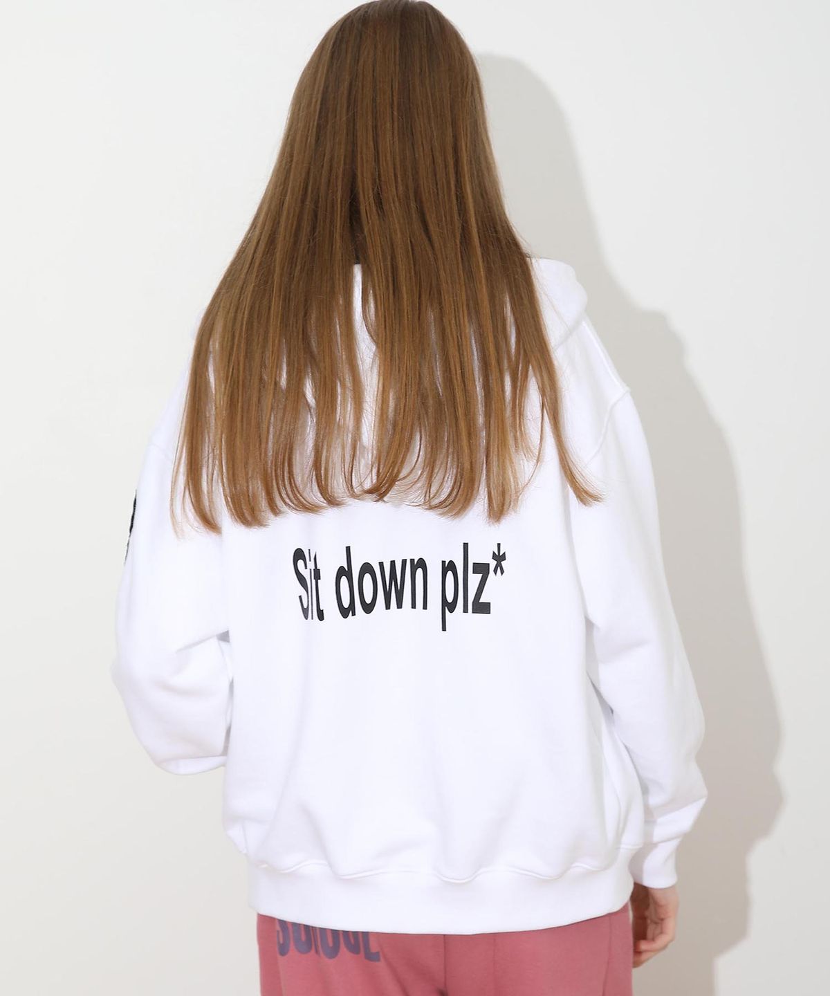 배드블루(BADBLUE) New School Hoodie Zip White