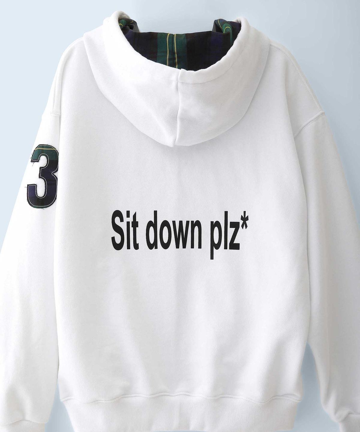 배드블루(BADBLUE) New School Hoodie Zip White