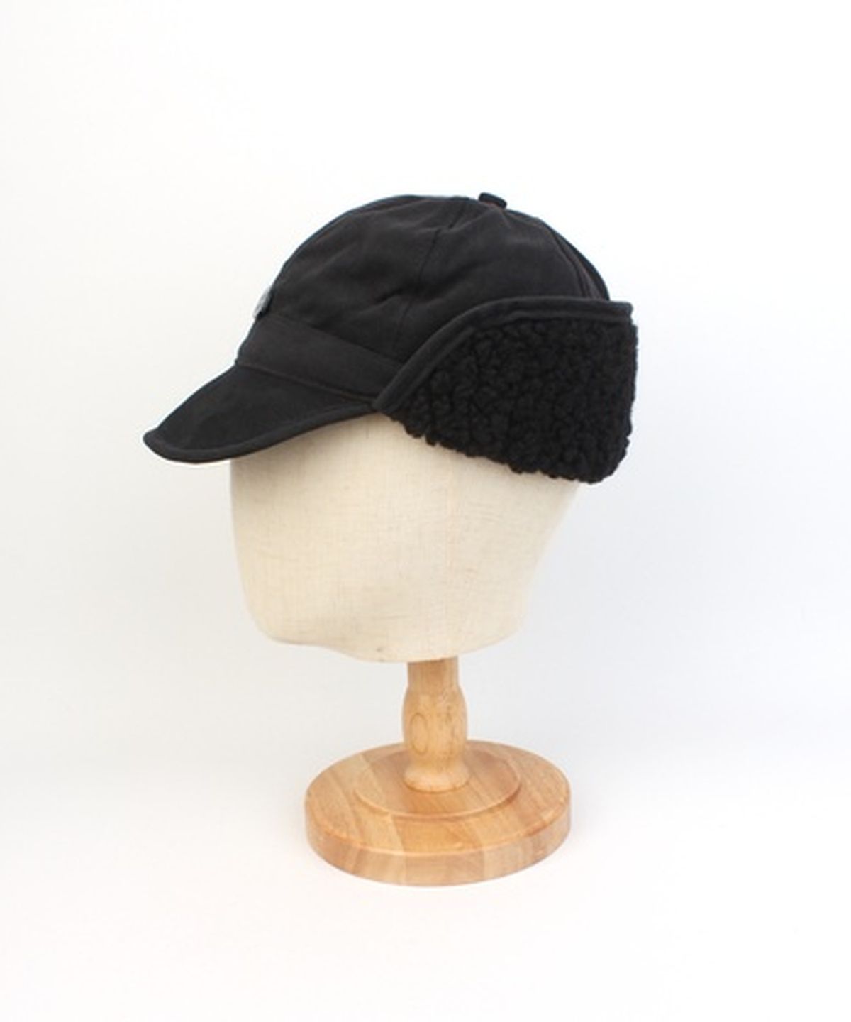 유니버셜 케미스트리(UNIVERSAL CHEMISTRY) Washing Black Half Earflap Cap 귀달이모자
