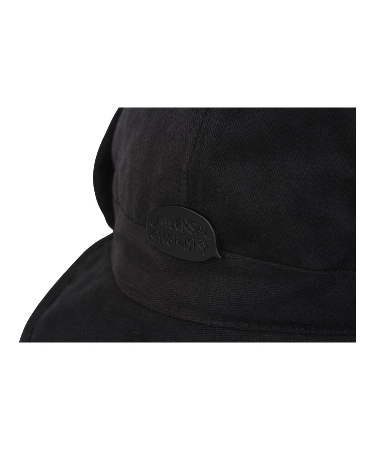 유니버셜 케미스트리(UNIVERSAL CHEMISTRY) Washing Black Half Earflap Cap 귀달이모자
