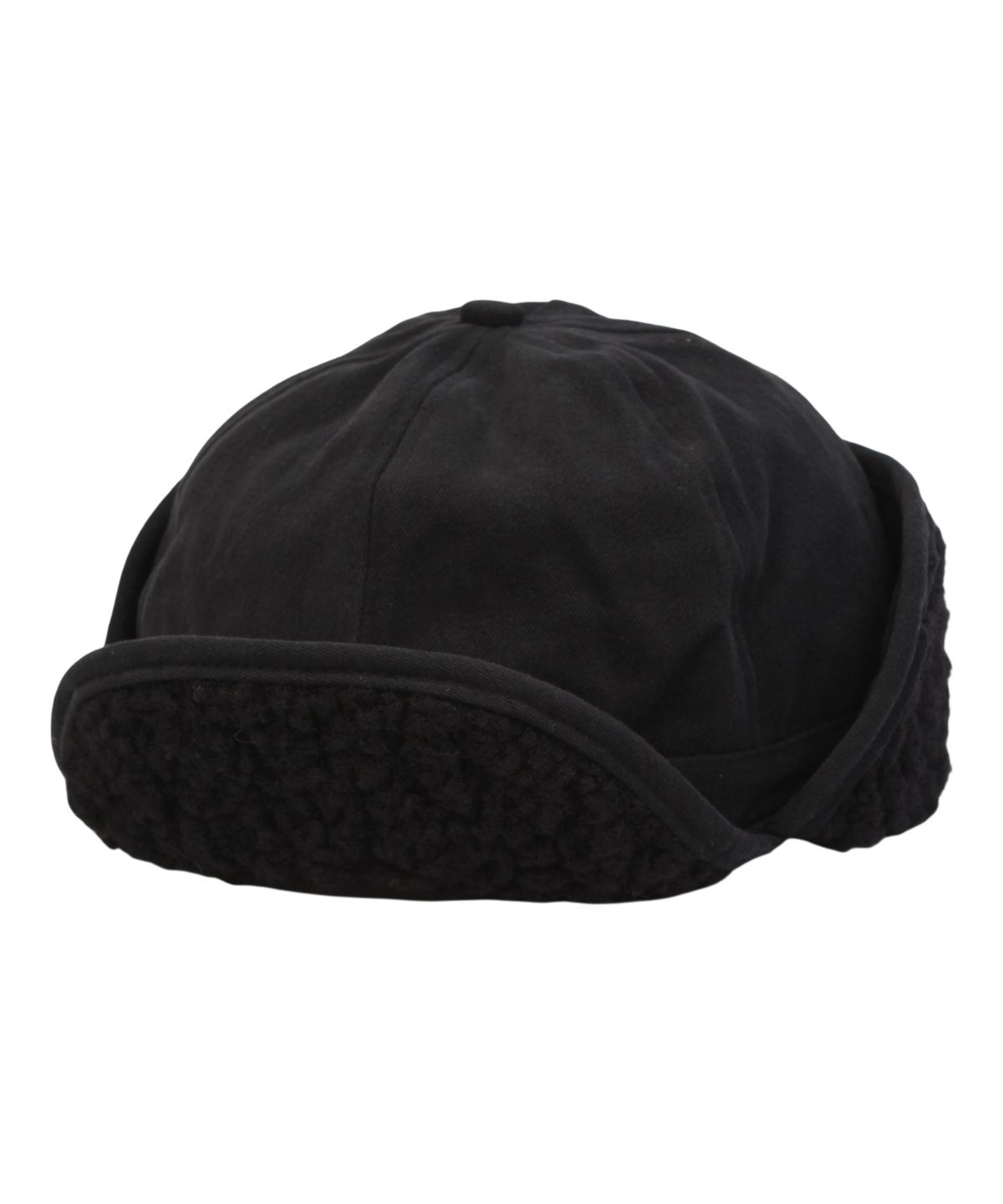 유니버셜 케미스트리(UNIVERSAL CHEMISTRY) Washing Black Half Earflap Cap 귀달이모자