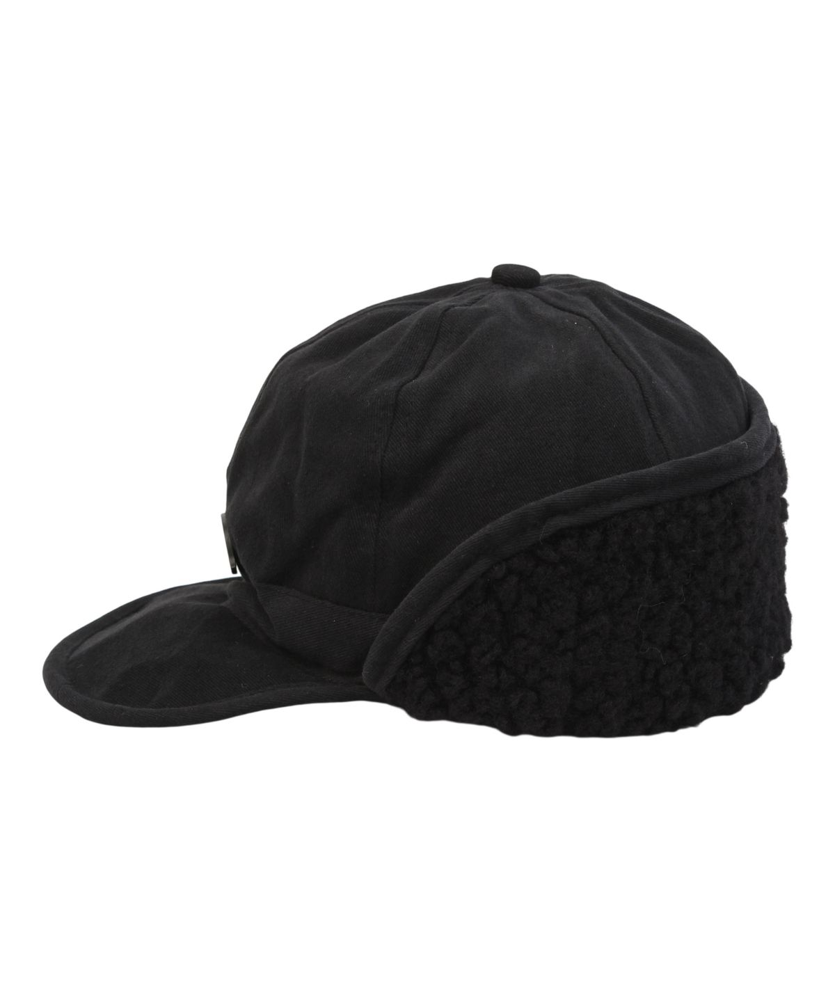 유니버셜 케미스트리(UNIVERSAL CHEMISTRY) Washing Black Half Earflap Cap 귀달이모자