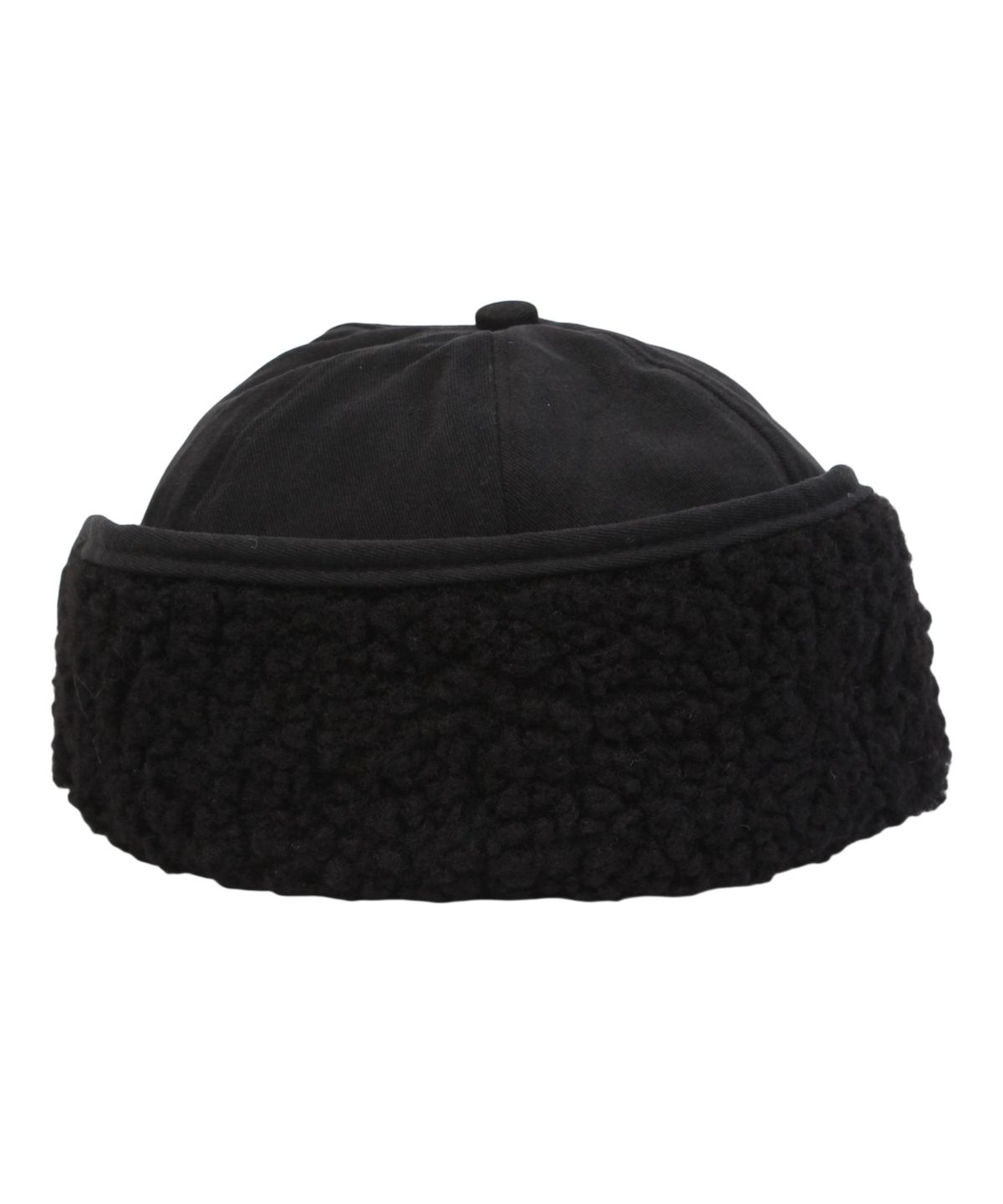 유니버셜 케미스트리(UNIVERSAL CHEMISTRY) Washing Black Half Earflap Cap 귀달이모자