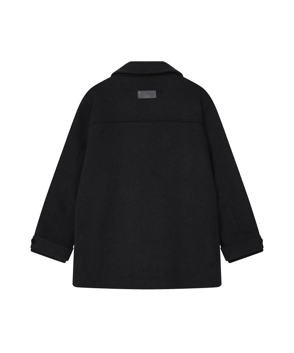 미세키서울(MISEKI SEOUL) Big collar button coat BLACK