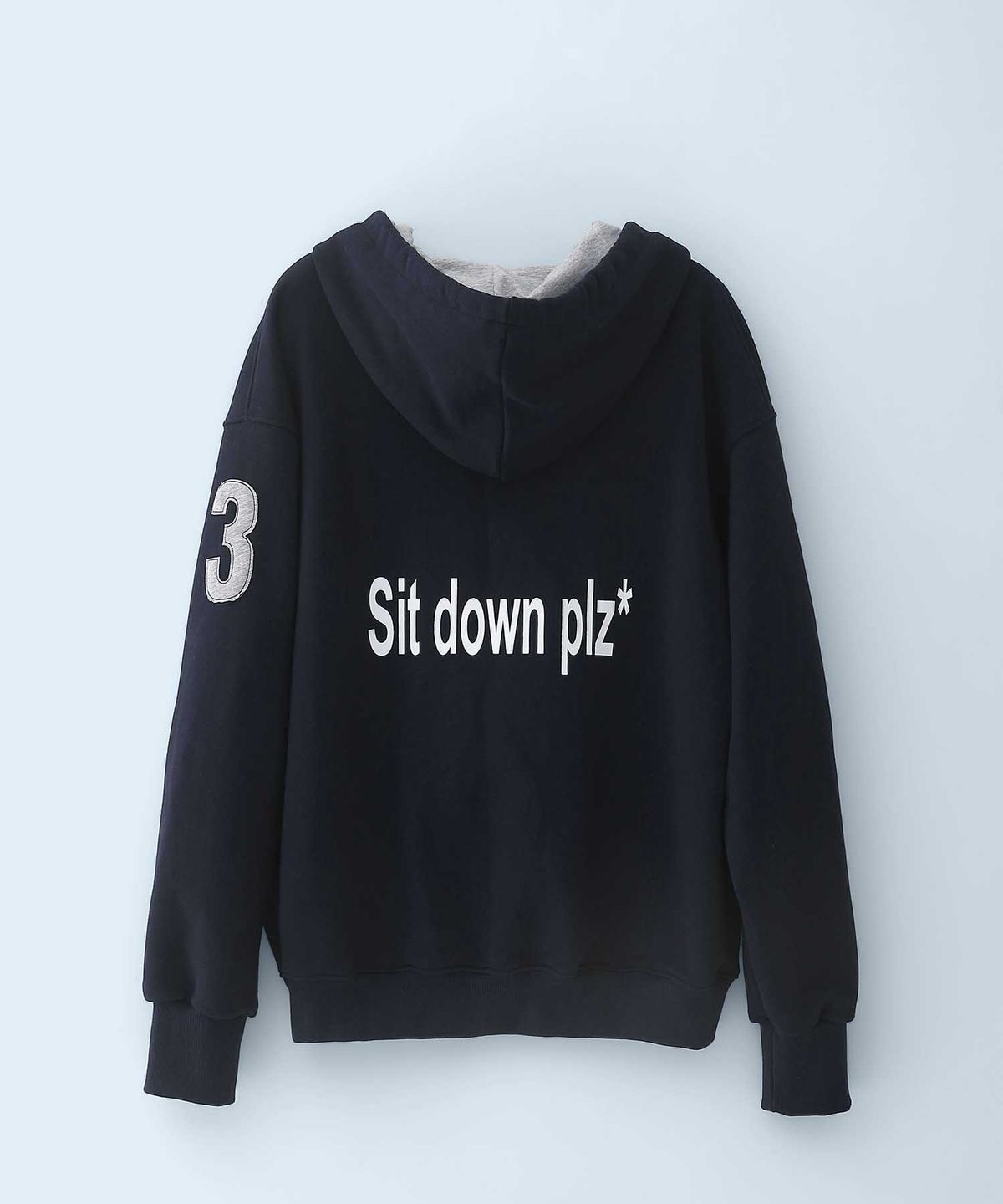 배드블루(BADBLUE) New School Hoodie Zip Navy