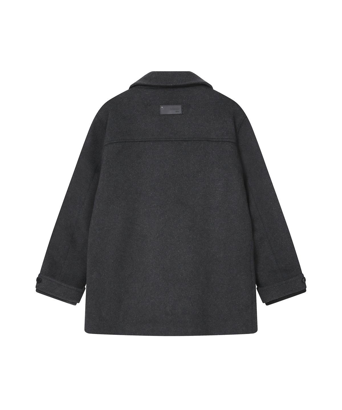미세키서울(MISEKI SEOUL) Big collar button coat CHARCOAL