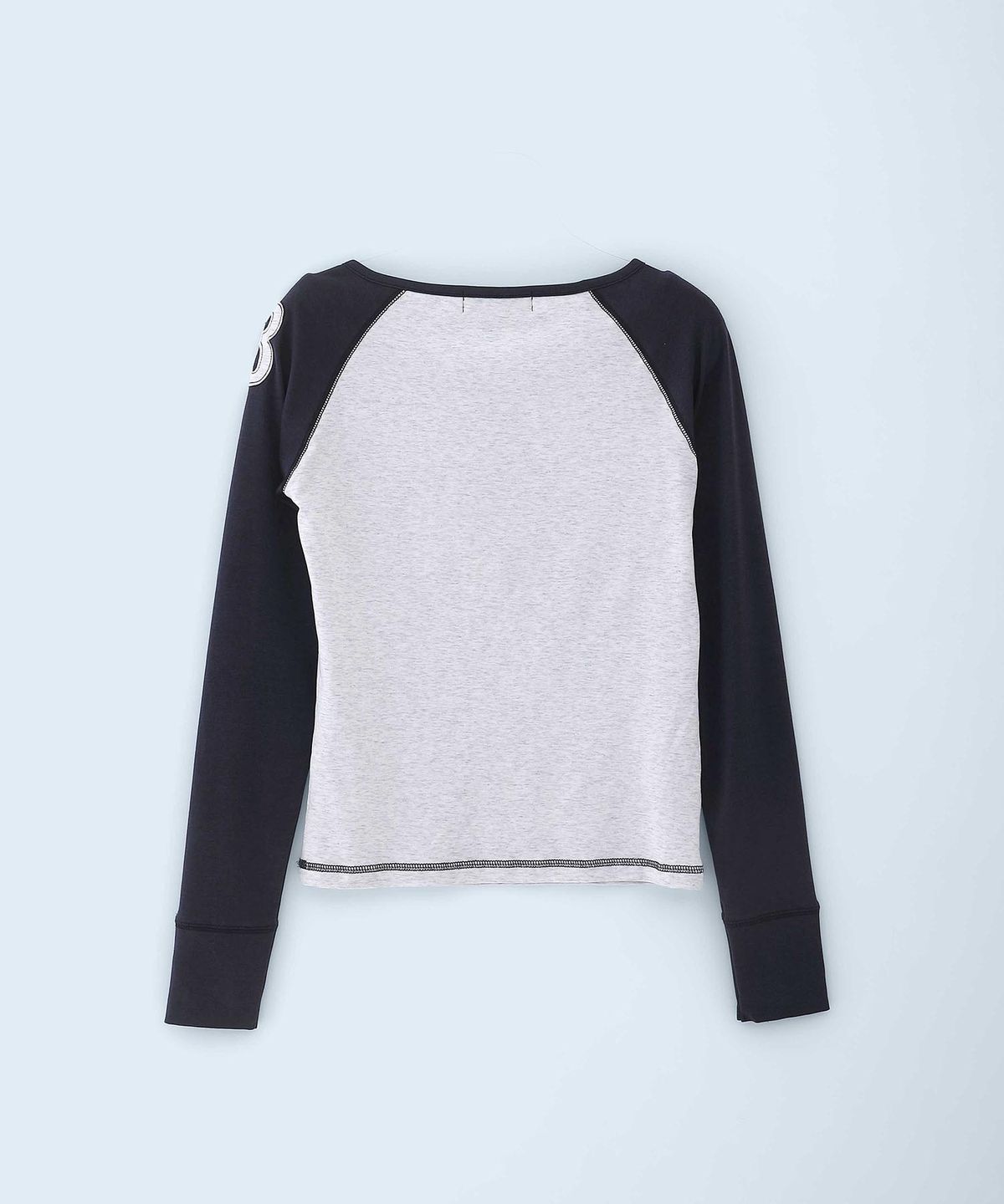 배드블루(BADBLUE) Class Henley Neck Long Sleeve Navy