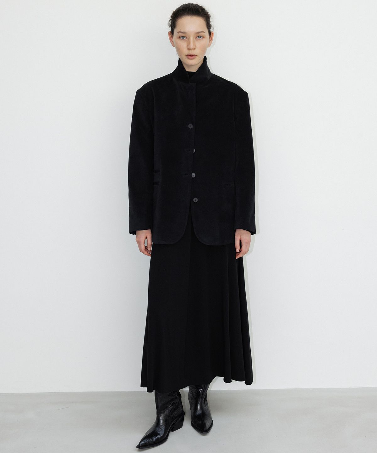 오브헤덴(OPHEDEN) Velvet Corduroy Overfit Jackets (black)