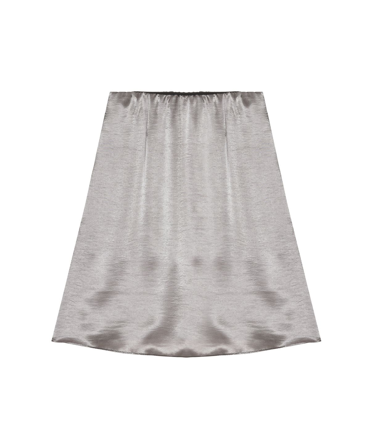닉앤니콜(NICK&NICOLE) GLOW SATIN MIDI SKIRT_BEIGE