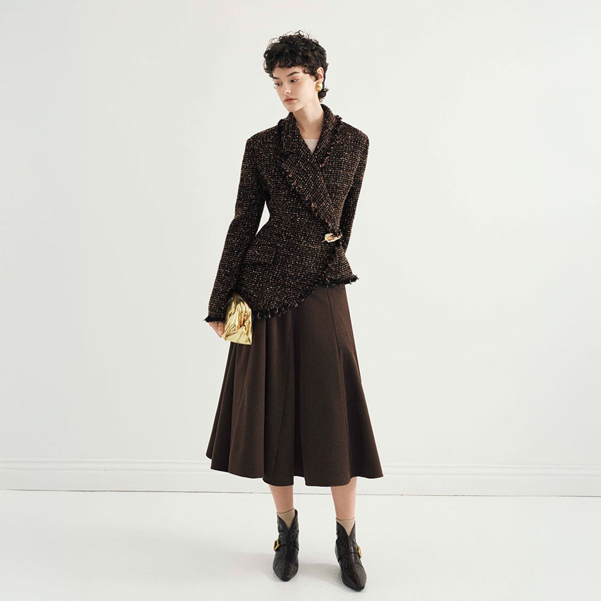 와이와이아이엠(YYIAM) YY_Insert a-line skirt