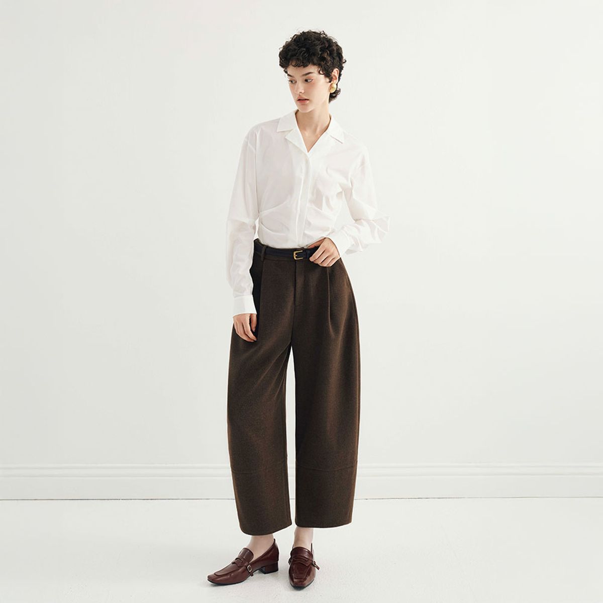 와이와이아이엠(YYIAM) YY_Cropped wide pants