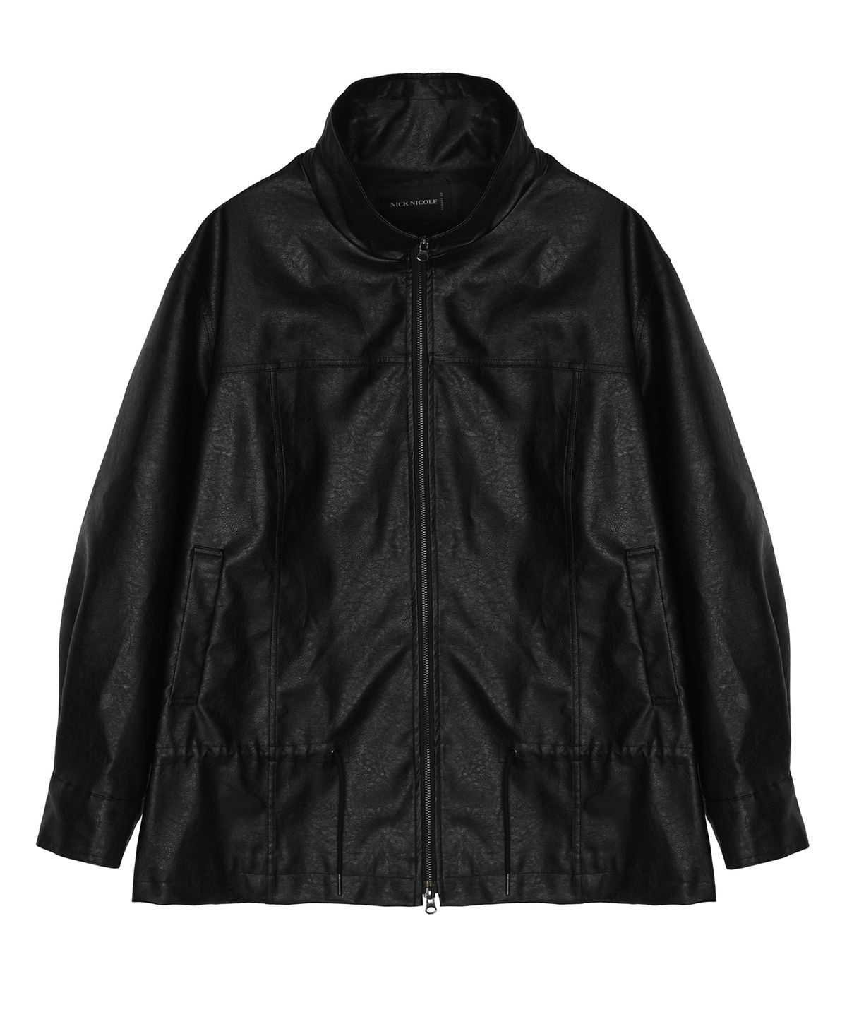 닉앤니콜(NICK&NICOLE) WASHED STRING FIELD JACKET_BLACK
