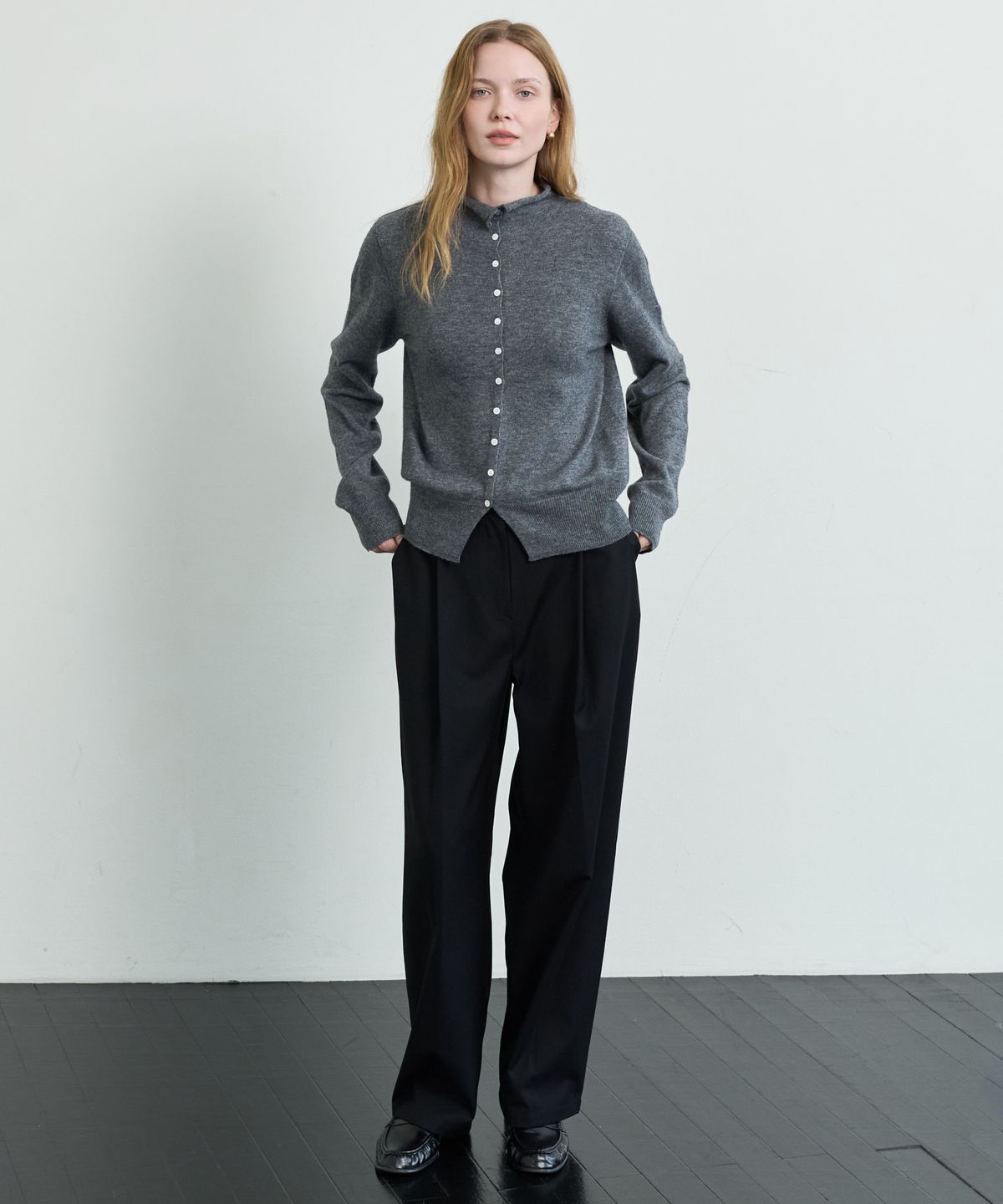 누토프(NUTOFFE) Soft Tapered Pants_Black