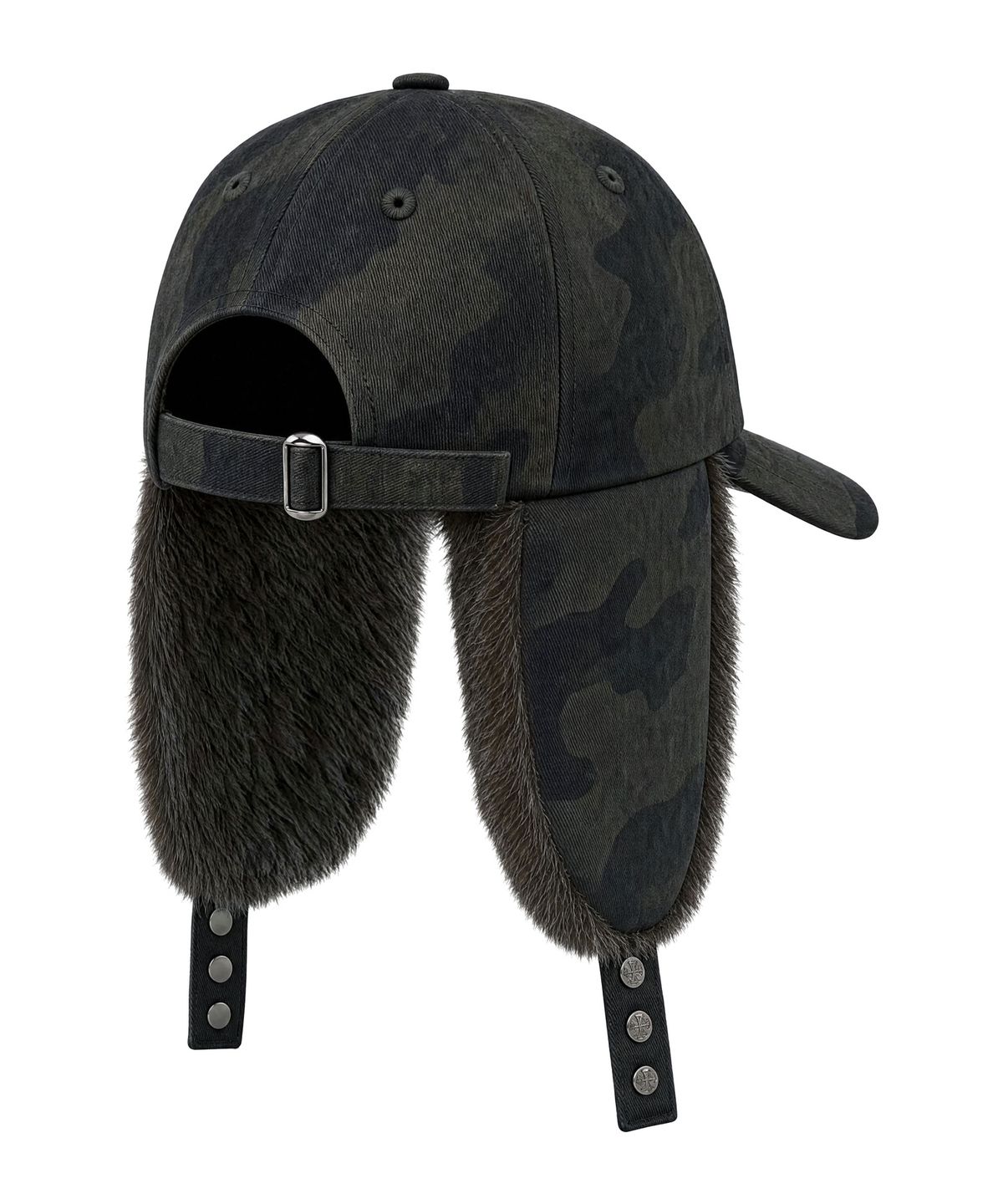 아이돈워너셀(IDWS) Trinity View Fur Maxi Cap Multi