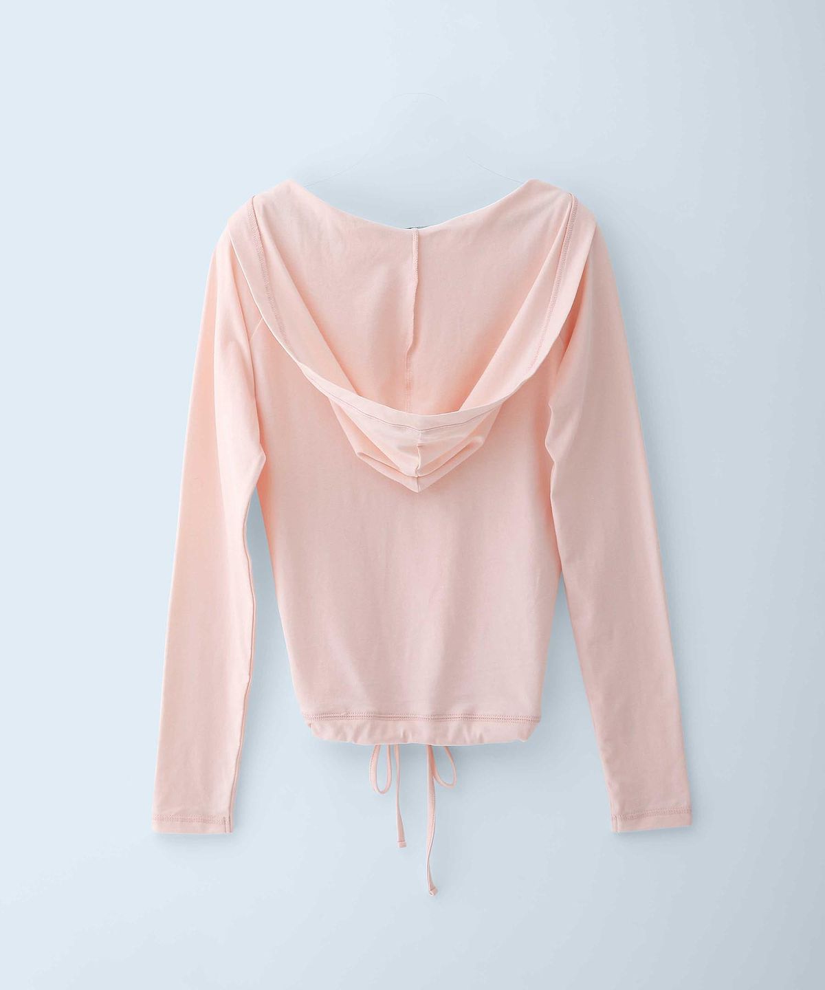 배드블루(BADBLUE) Gummy Raglan Hoodie Peach
