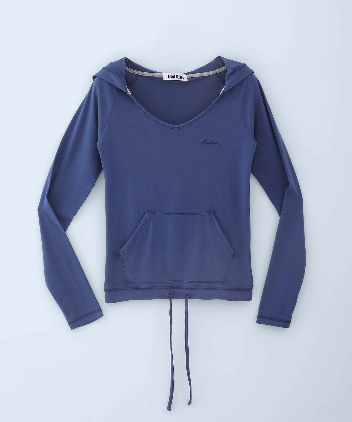 배드블루(BADBLUE) Gummy Raglan Hoodie Blue Berry