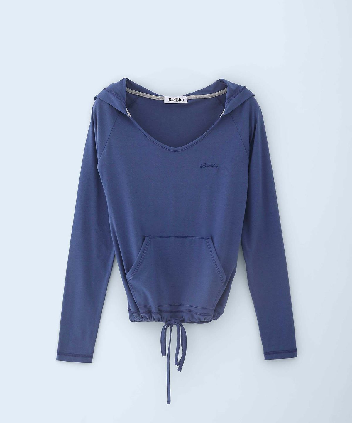 배드블루(BADBLUE) Gummy Raglan Hoodie Blue Berry