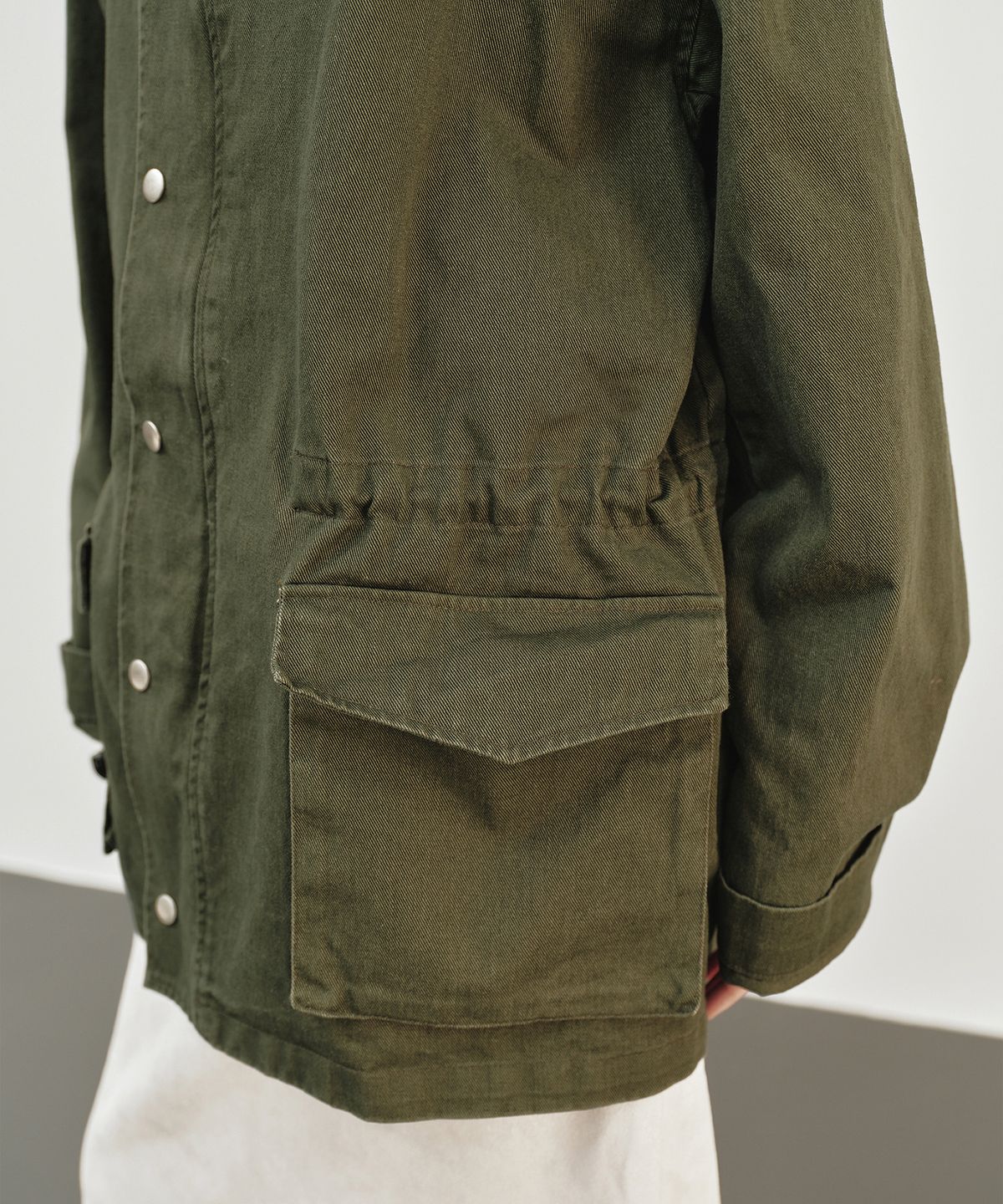 닉앤니콜(NICK&NICOLE) VINTAGE WASH FIELD JACKET_KHAKI