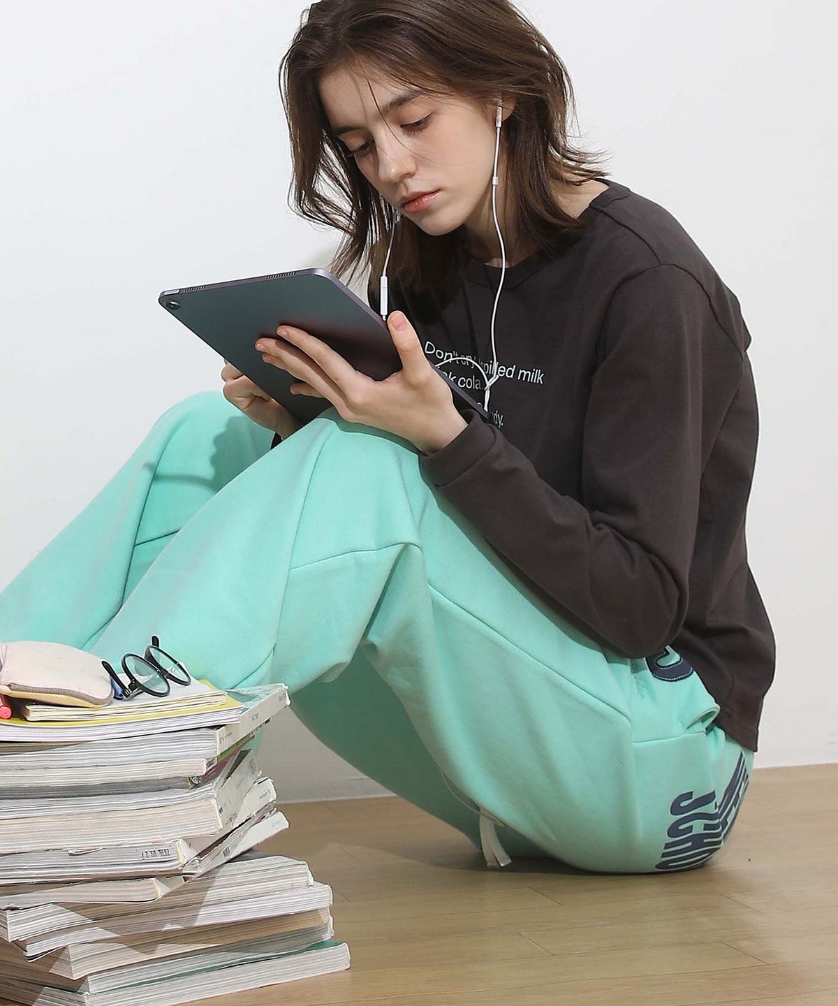 배드블루(BADBLUE) Grade Level Color Pants Baby Green