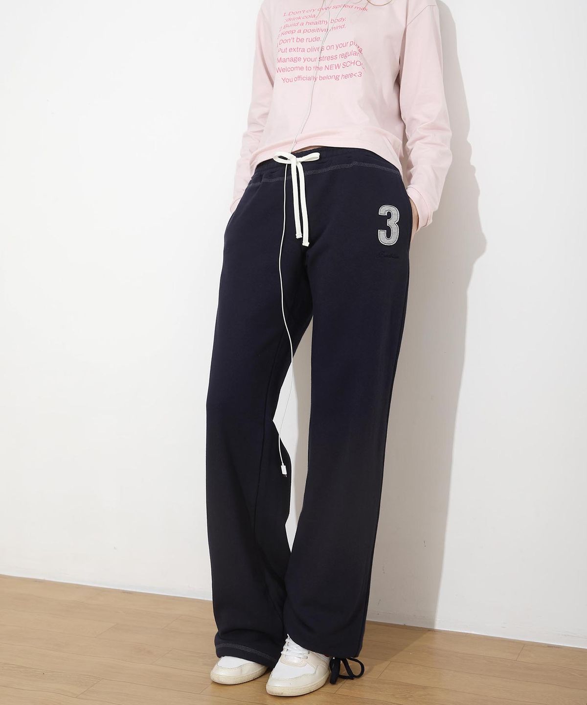 배드블루(BADBLUE) Grade Level Color Pants Navy