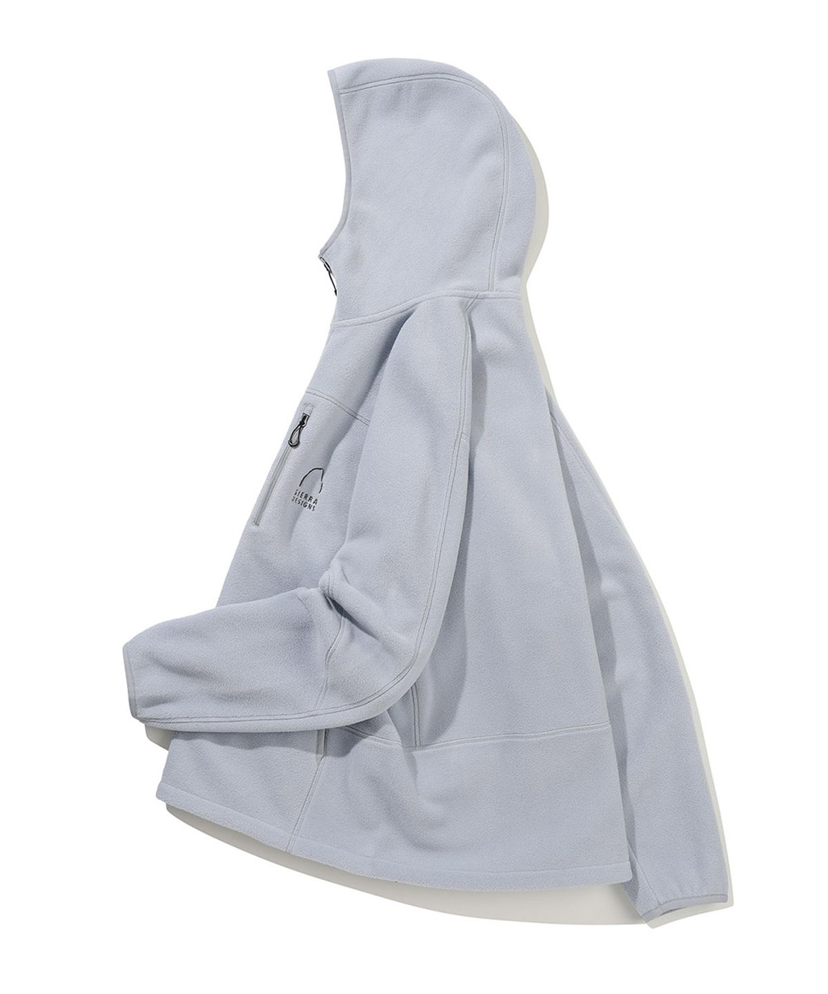시에라디자인(SIERRA DESIGNS) 사프 폴라텍 300 후드 집업 자켓 ASH BLUE