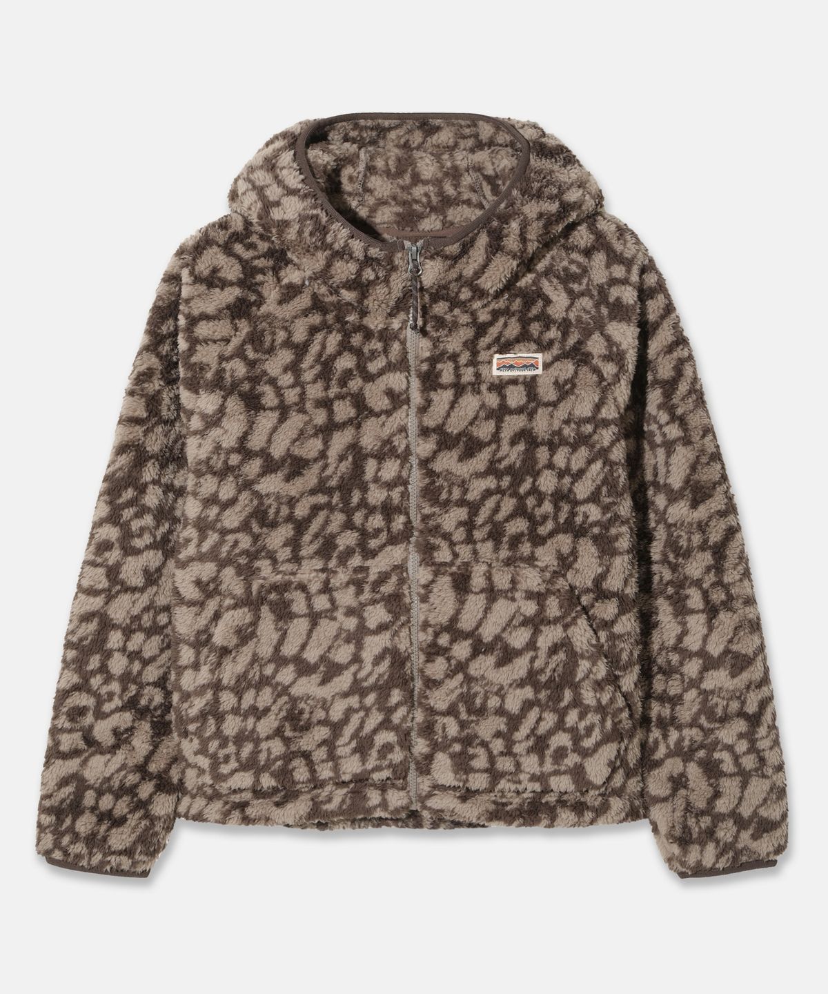 네파(NEPA) 7M86163 여성 하이로프트 패턴 플리스 후디 자켓