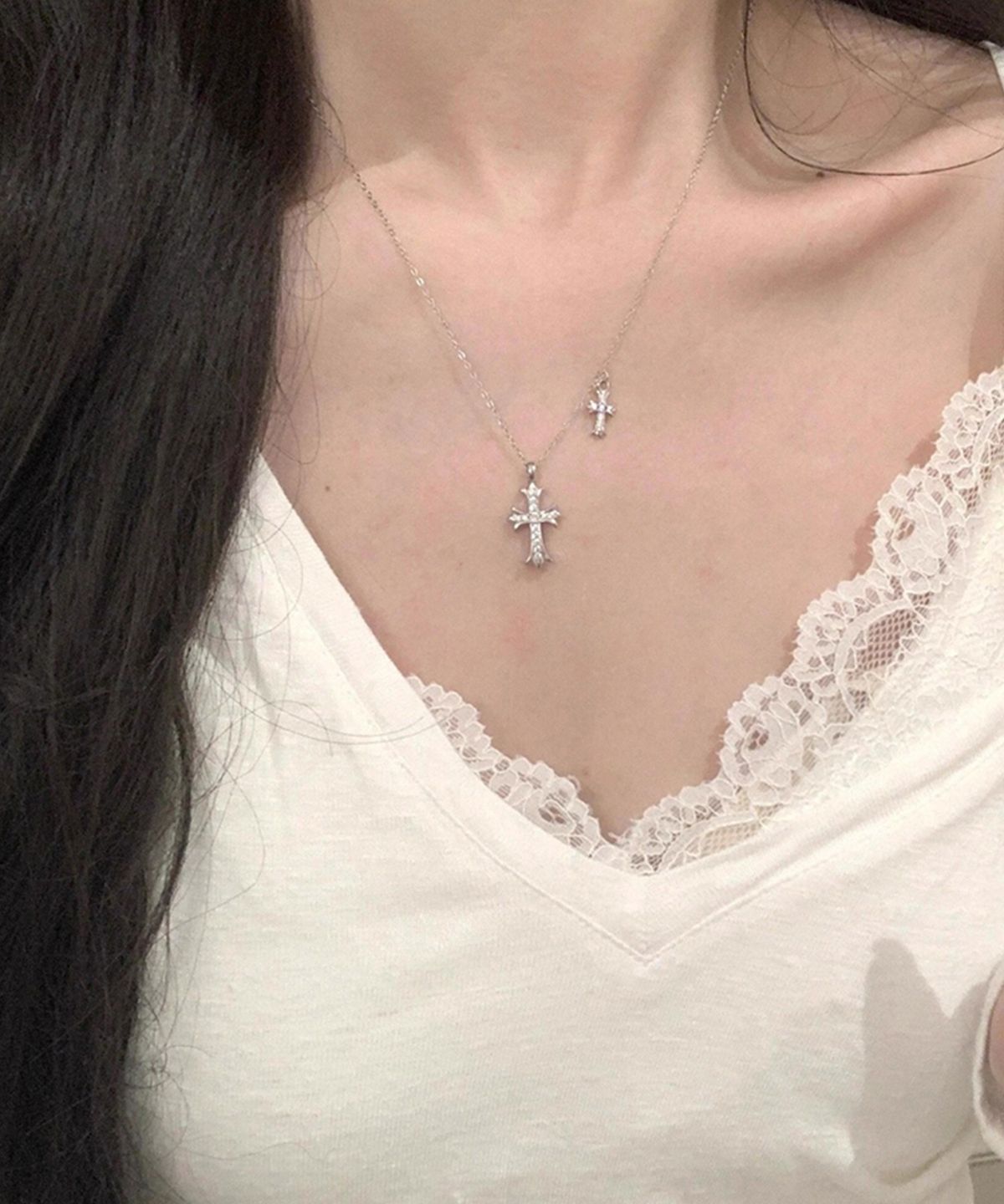 헤이타(HEITA) MAVE SILVER NECKLACE 젤론 펜던트 실버목걸이