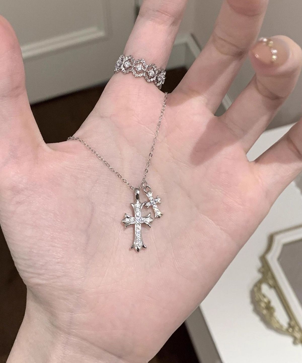 헤이타(HEITA) MAVE SILVER NECKLACE 젤론 펜던트 실버목걸이