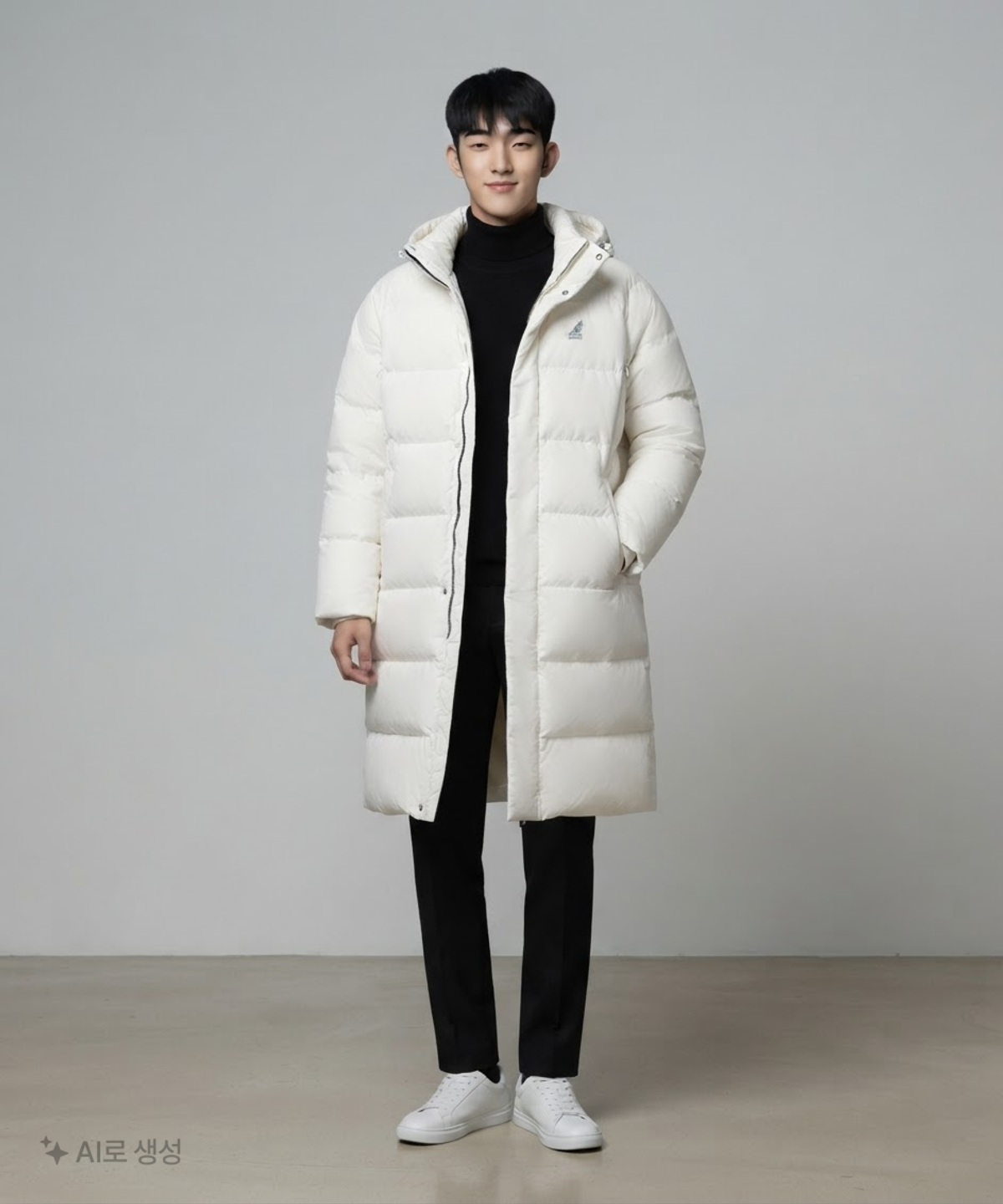 캉골(KANGOL) 롱 패딩/롱 헤비 아우터 L