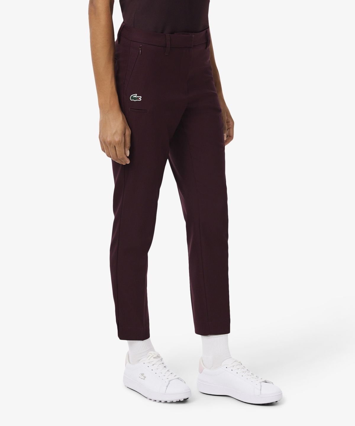 라코스테(LACOSTE) 여성 골프 밑단 슬릿 팬츠 HF4555-56N 3KE
