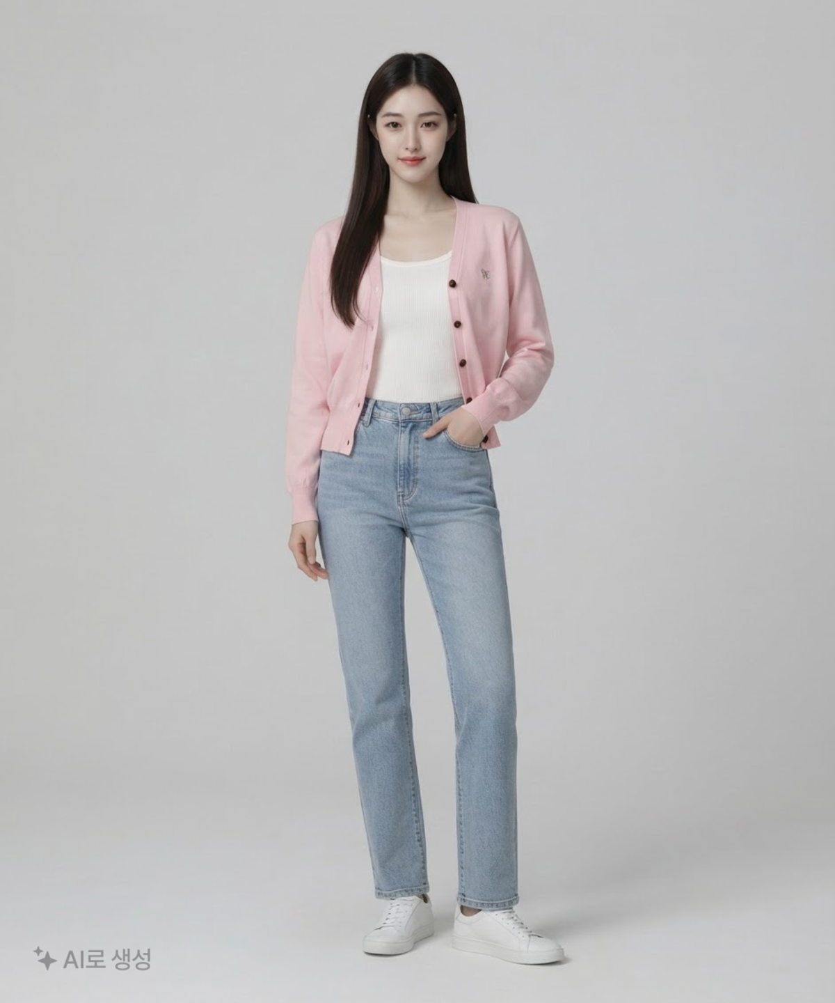 제너럴 아이디어(GENERAL IDEA) WOMAN GNRL 에센셜 베이직 가디건 M