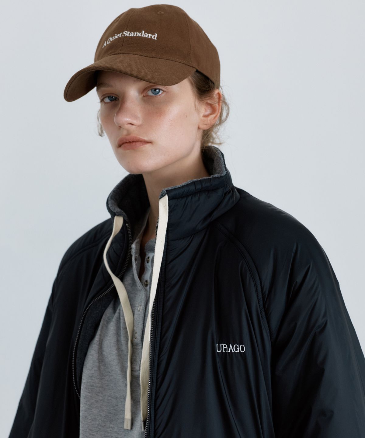 유라고(URAGO) Reversible fleece padded jumper