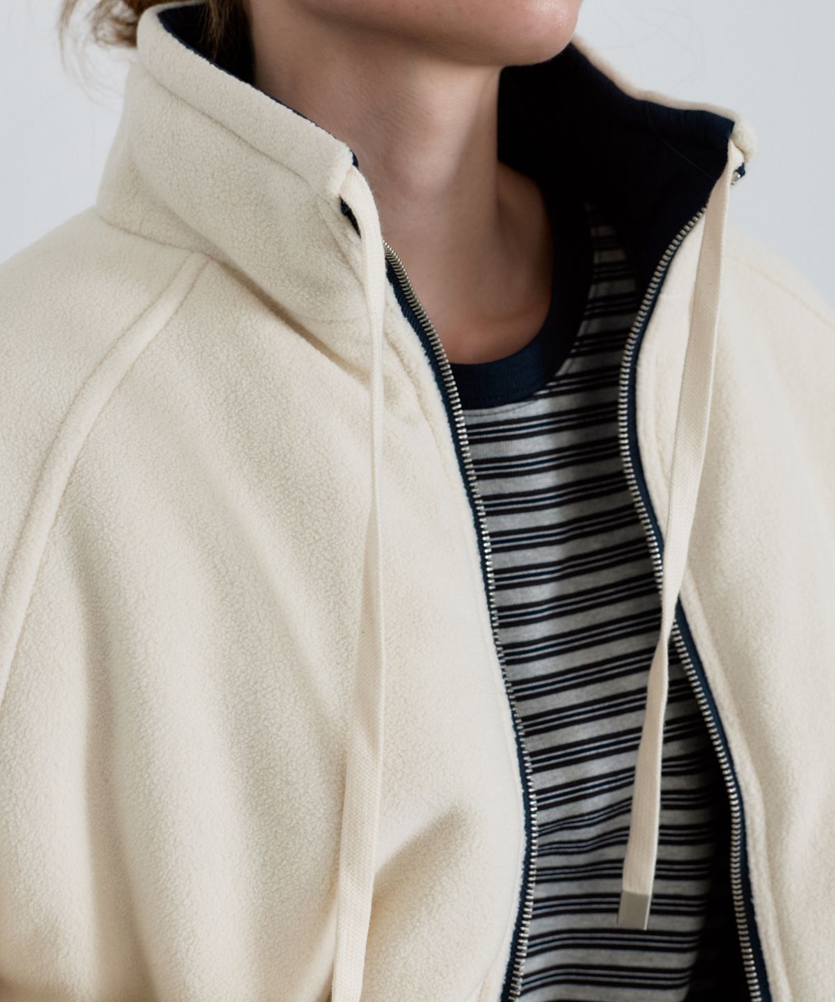 유라고(URAGO) Reversible fleece padded jumper