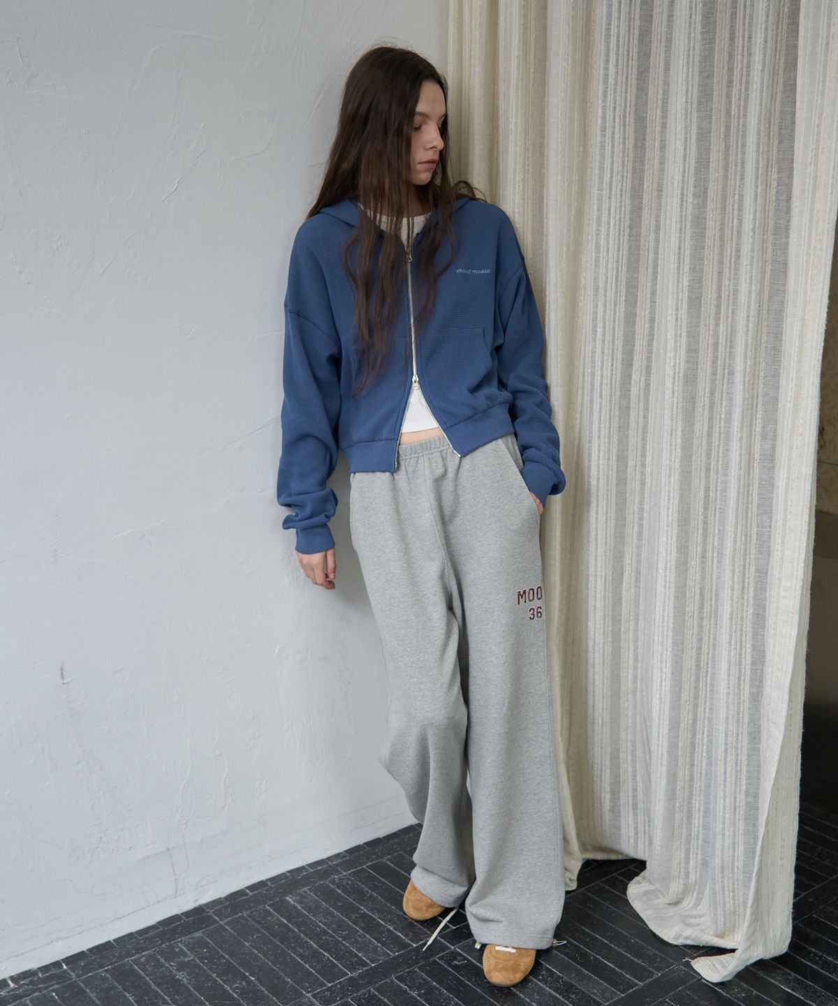 무드무스(MOODMOOSE) SCASI PANT GRAY [MMFA1PT35GY]