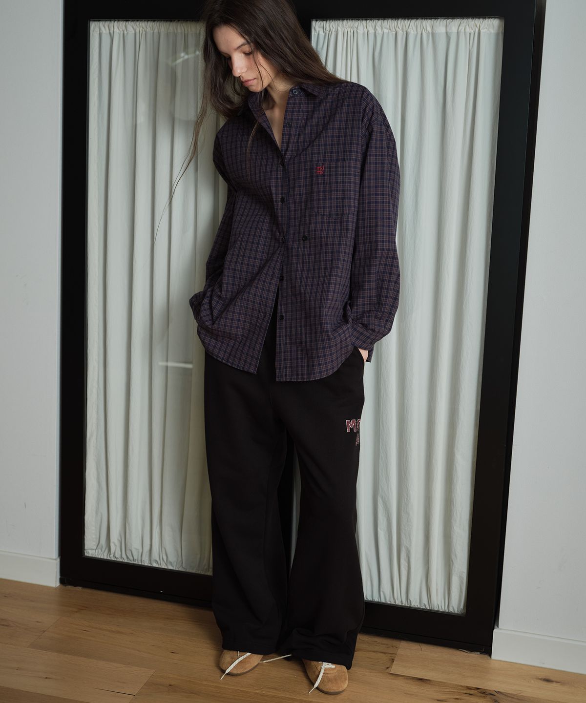 무드무스(MOODMOOSE) SCASI PANT BLACK [MMFA1PT34BK]