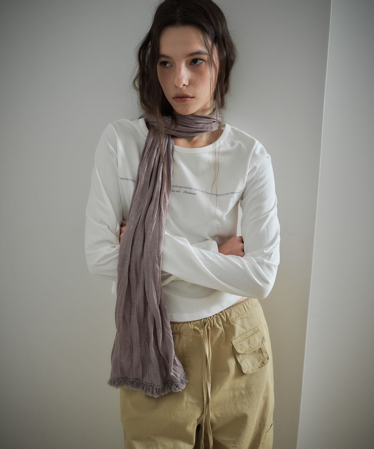 무드무스(MOODMOOSE) BRANDY T IVORY [MMFA1TS23IV]
