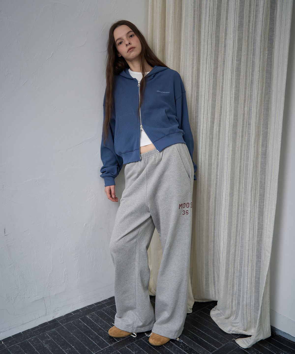 무드무스(MOODMOOSE) SYDNEY ZIP-UP BLUE [MMFA1TS10BL]