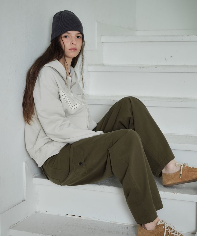 LOW ZIP-UP CREAM [MMFA1TS06CR]